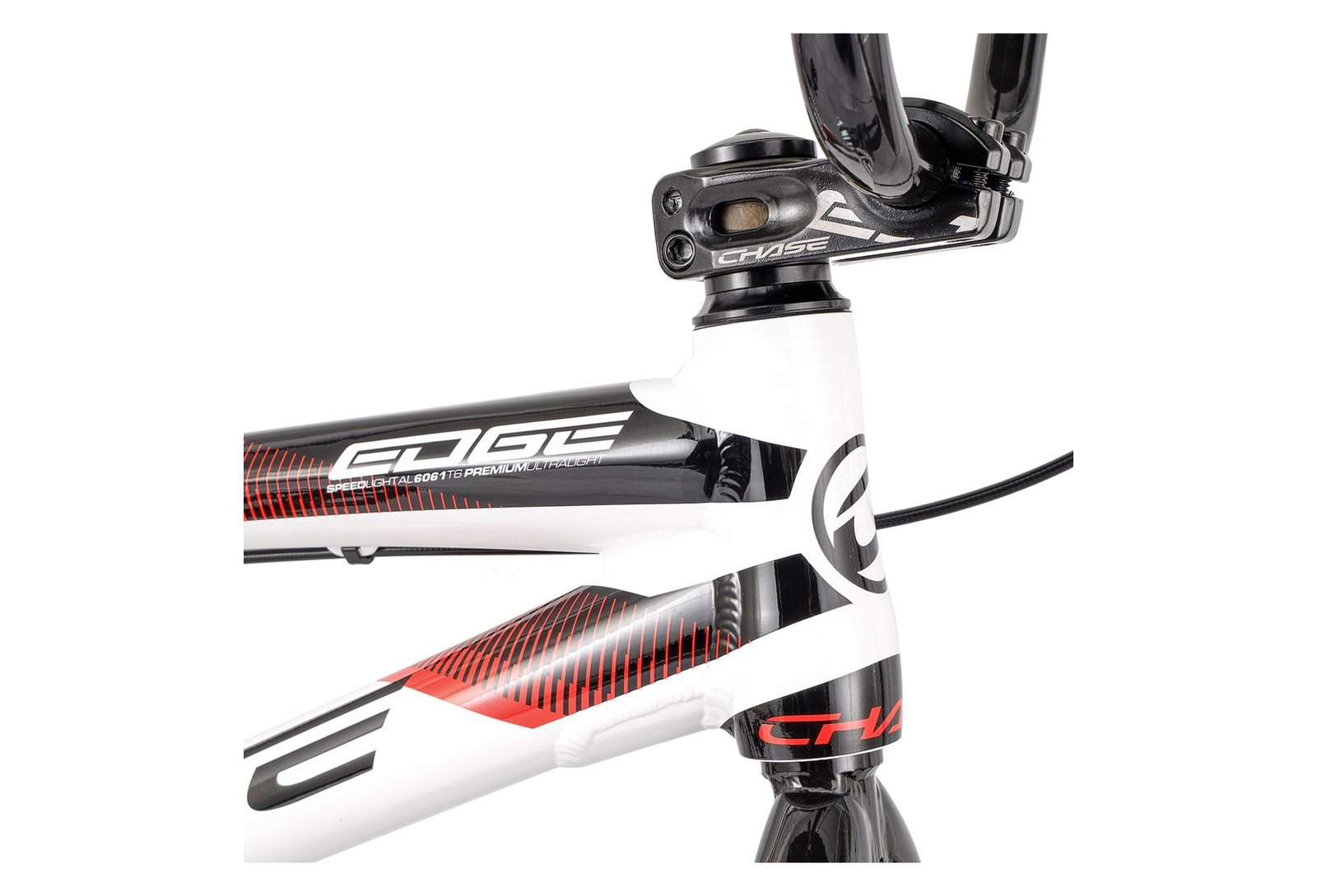 BMX Race Chase Edge Cruiser 24'' Blanc / Rouge 2022 – Image 2