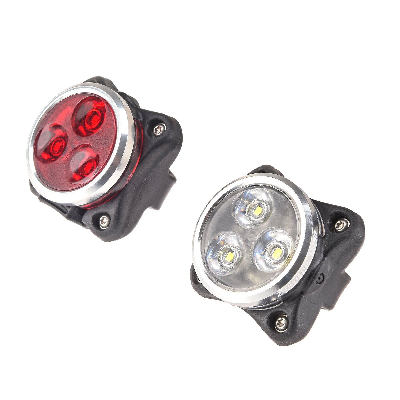 ÉCLAIRAGE AVANT-ARRIÈRE LEZYNE LED ZECTO DRIVE NOIR-ROUGE – Image 2