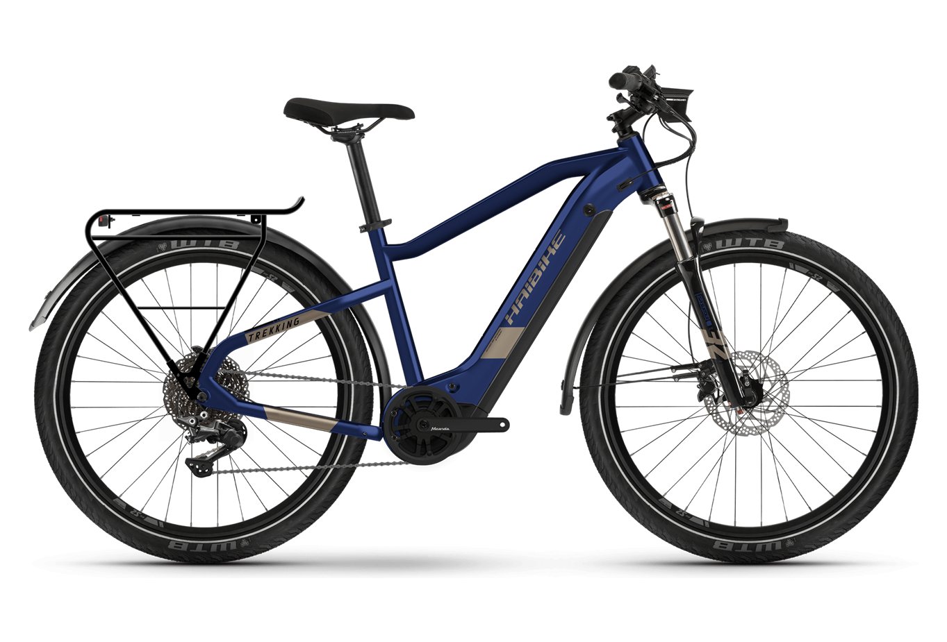 VTC ÉLECTRIQUE HAIBIKE TREKKING 7 I630WH SHIMANO DEORE M5100 11V GRIS / ROUGE MAT 2022 – Image 2