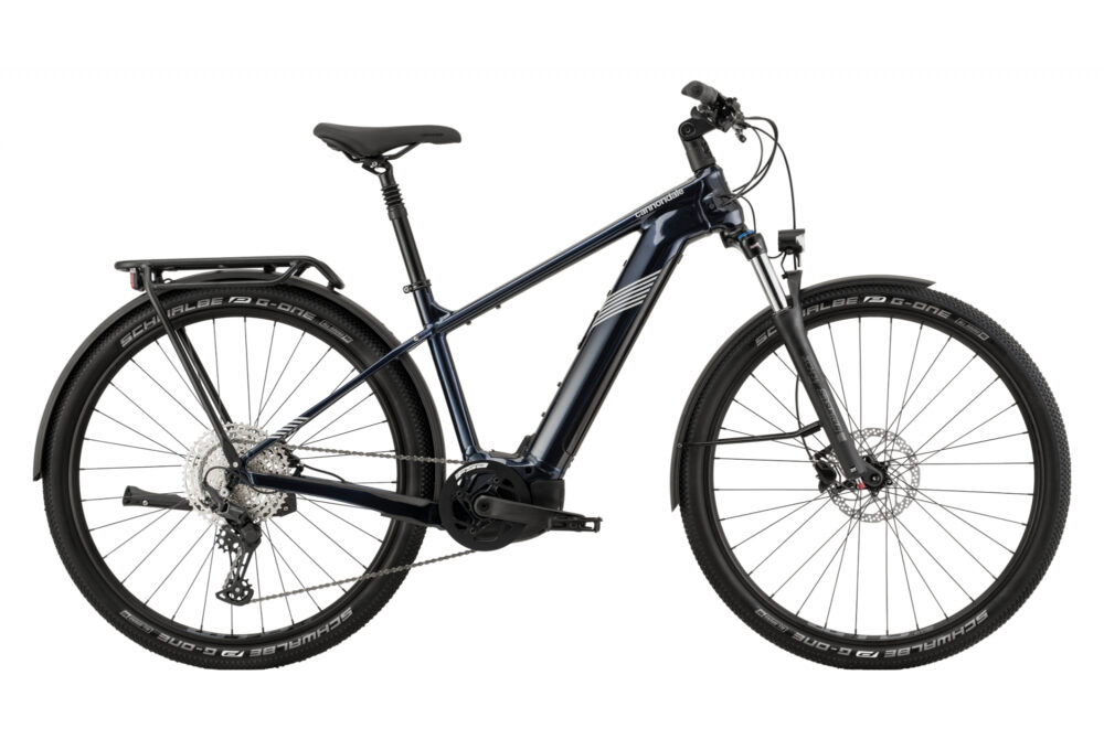 VTC Électrique Cannondale Tesoro Neo X 2 Remixte Shimano Deore 11V BLEU