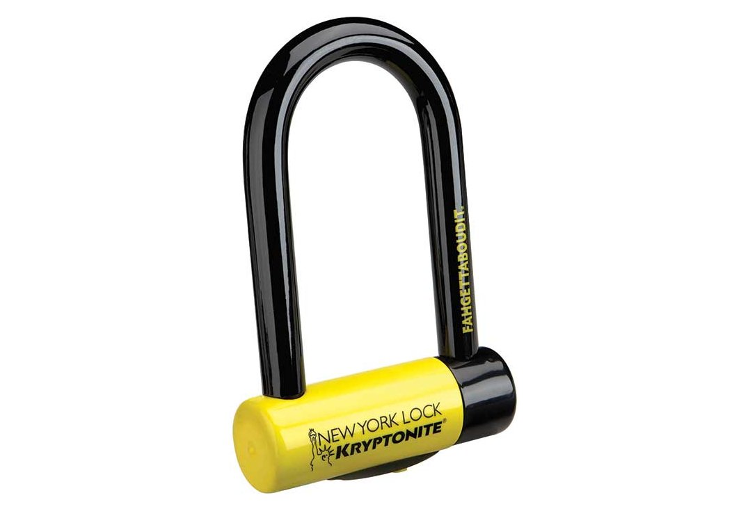 ANTIVOL EN U KRYPTONITE NEW YORK FAGHETTABOUDIT NOIR / JAUNE