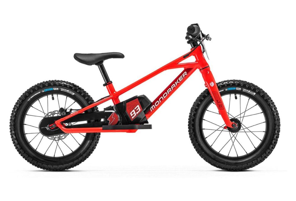 Draisienne Électrique Mondraker Grommy 93 Édition Marc Marquez 80 Wh 16 » Rouge 2022 5 – 8 ans