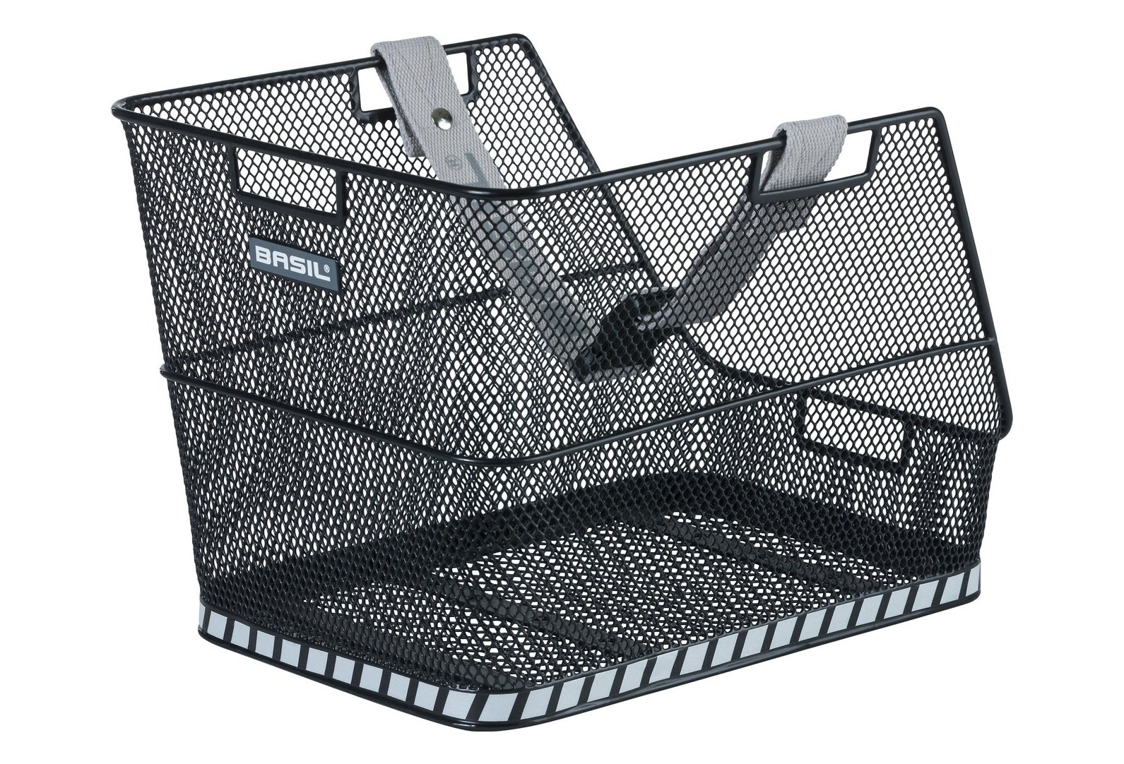 PANIER ARRIÈRE CARTABLE VÉLO BASIL NOIR