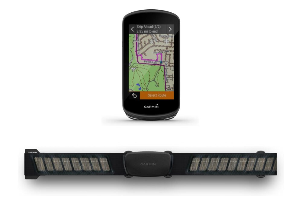 Pack Compteur GPS Garmin Edge 1030 Plus + Ceinture Cardiofréquencemètre