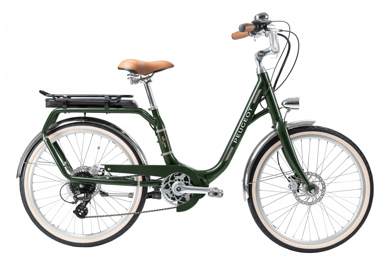 Peugeot eLC01 e-Legend Central Shimano Tourney/Altus 8V 400 Vert 2023