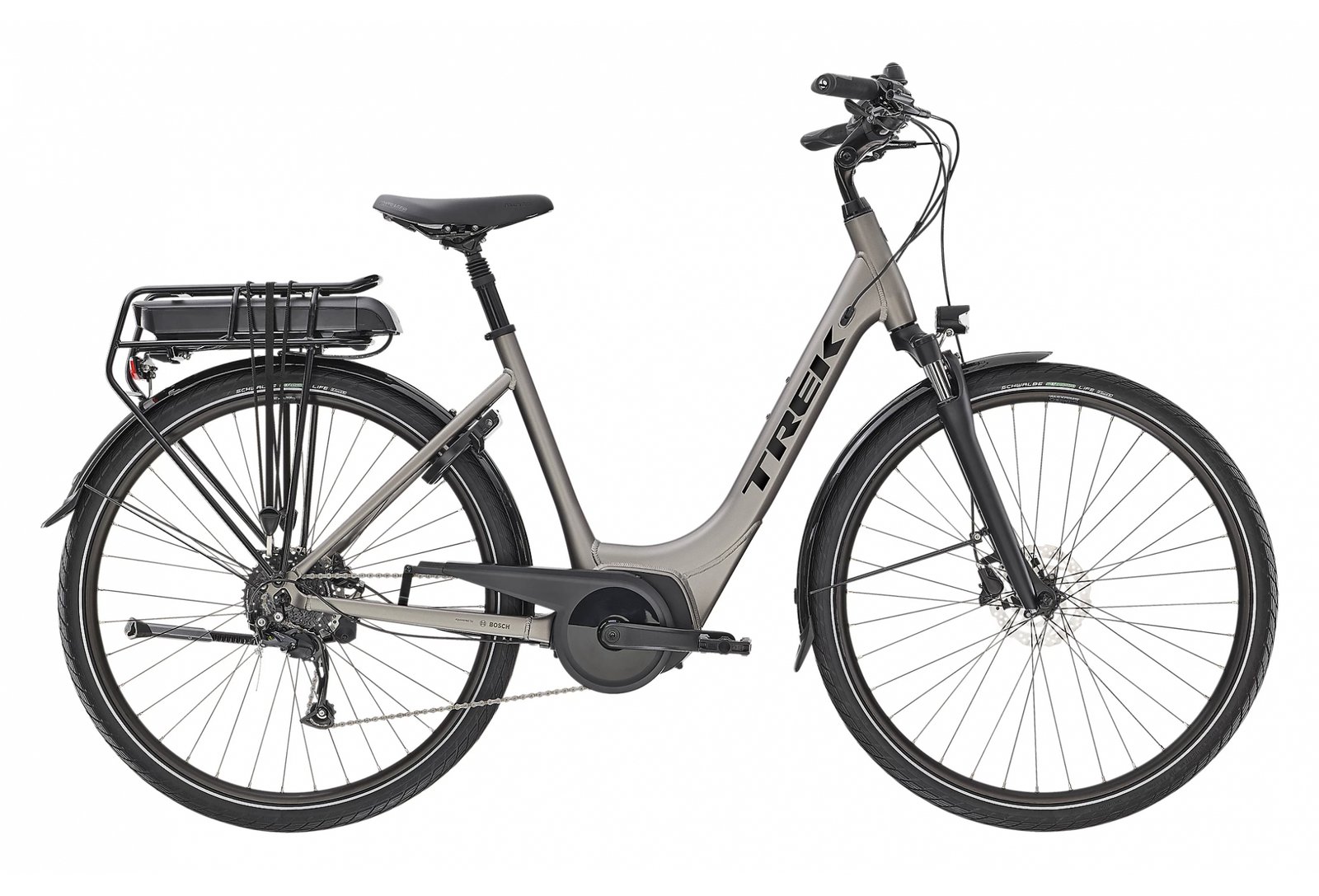 Trek Verve+ 2 Lowstep Shimano Altus 9V 400 Gris 2022