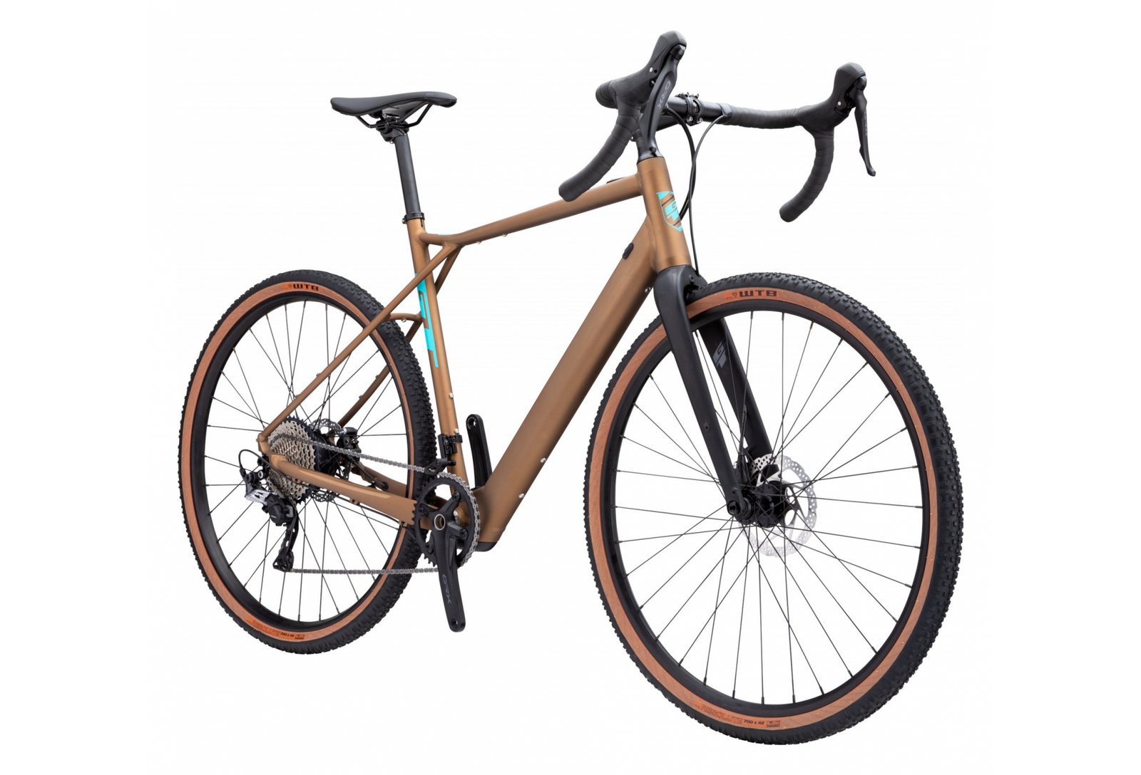 VELO DE ROUTR-GRAVEL BIKE ÉLECTRIQUE GT GRADE AMP SHIMANO GRX 11V 250 WH 700 MM BRONZE – Image 2