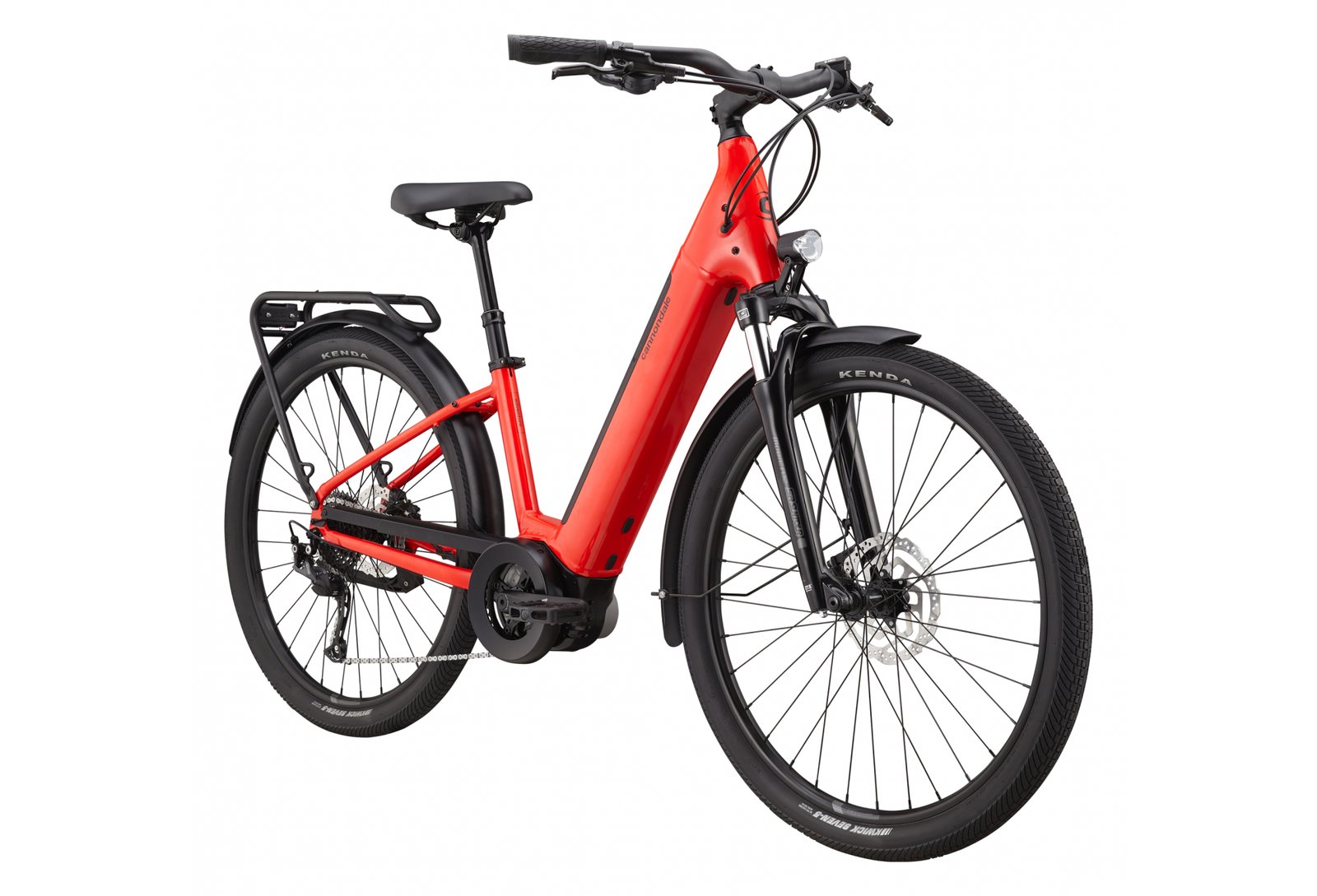 Vélo de Ville Électrique Cannondale Adventure Neo 3 EQ Shimano Altus 9V 400 Rouge 2021 – Image 3