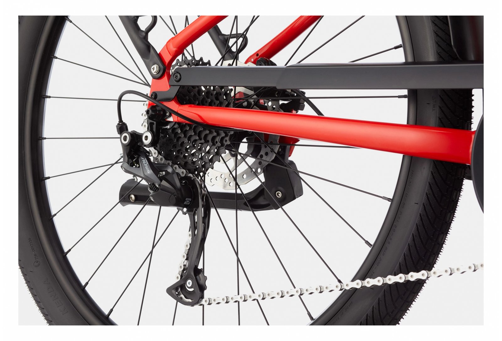 Vélo de Ville Électrique Cannondale Adventure Neo 3 EQ Shimano Altus 9V 400 Rouge 2021 – Image 6