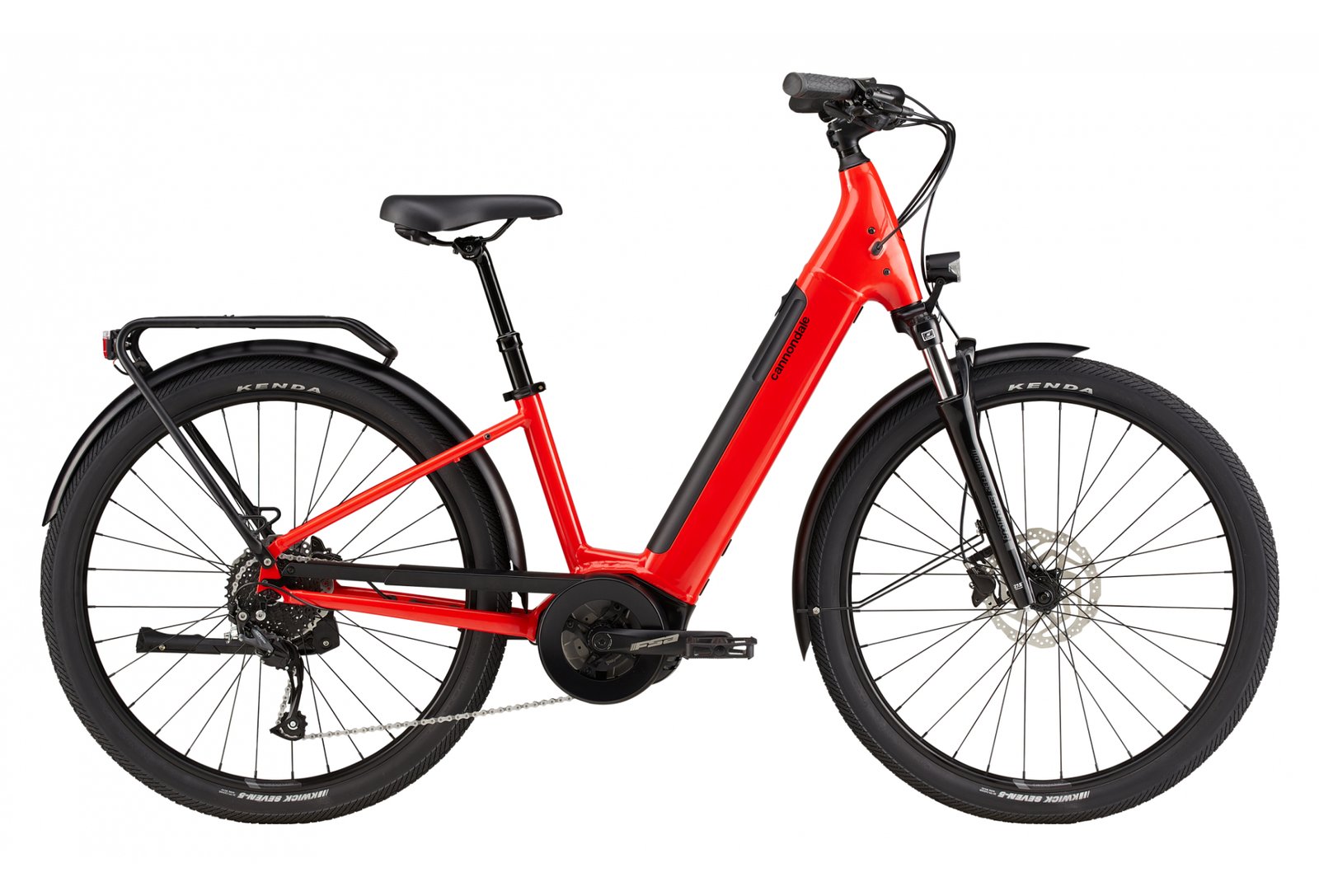 Vélo de Ville Électrique Cannondale Adventure Neo 3 EQ Shimano Altus 9V 400 Rouge 2021