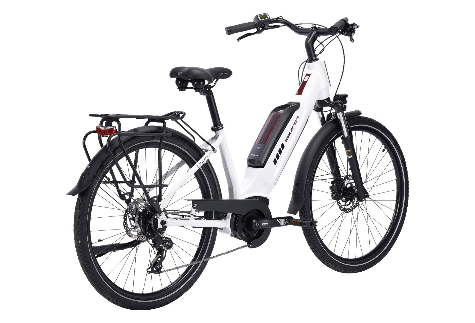Vélo de Ville Électrique Sunn Urb Start Shimano Tourney/Altus 8V 400 Blanc 2022 – Image 3