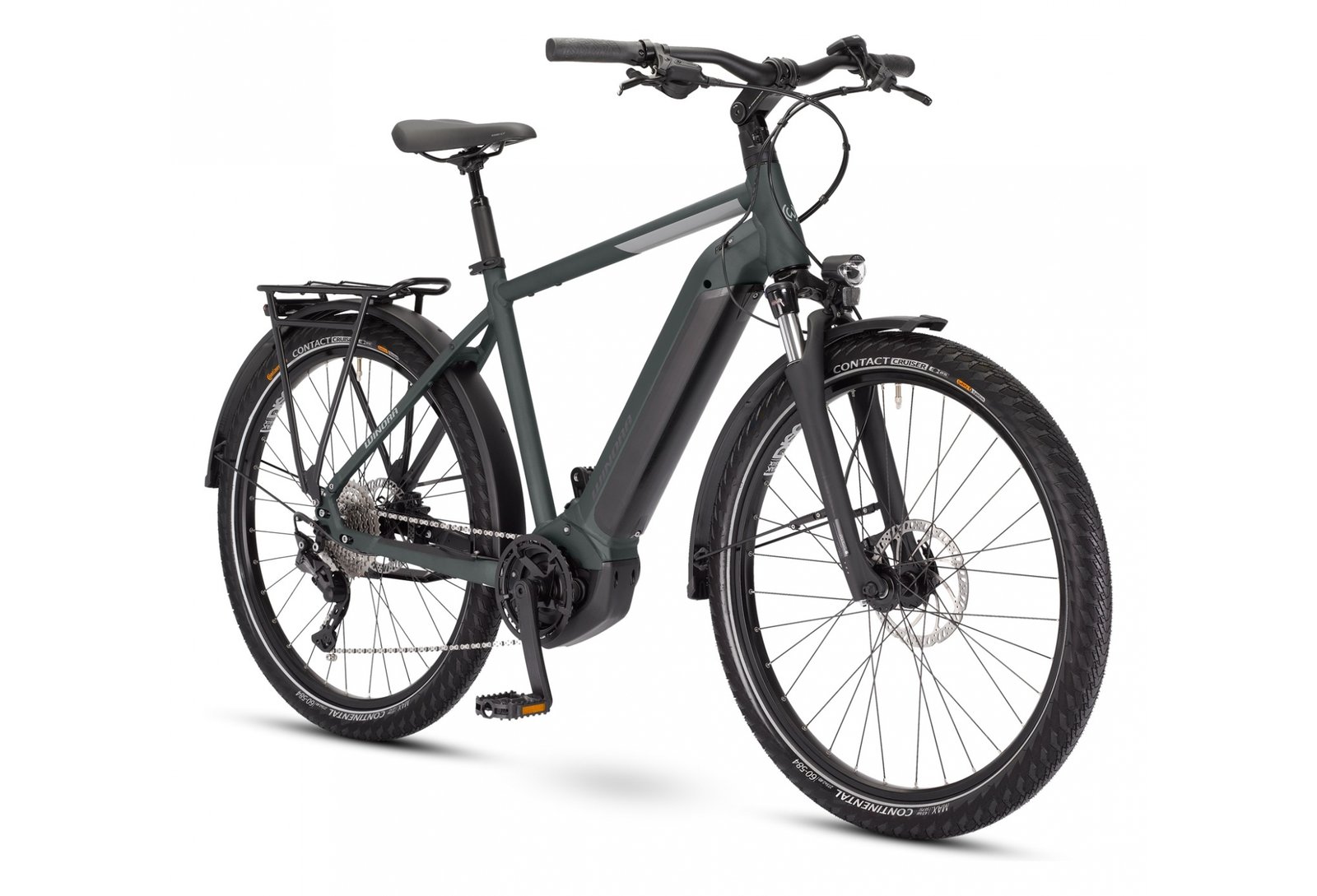 Winora Yucatan 10 Gent 27,5'' 630Wh Shimano Deore 10V Vert Emeraude 2022 – Image 2