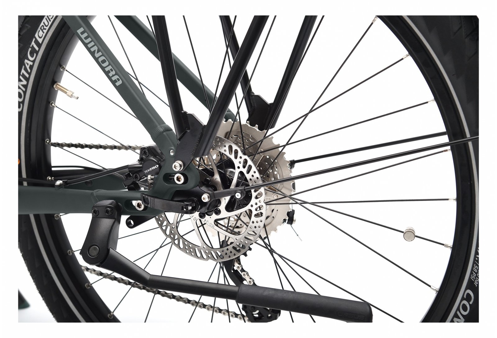 Winora Yucatan 10 Gent 27,5'' 630Wh Shimano Deore 10V Vert Emeraude 2022 – Image 8