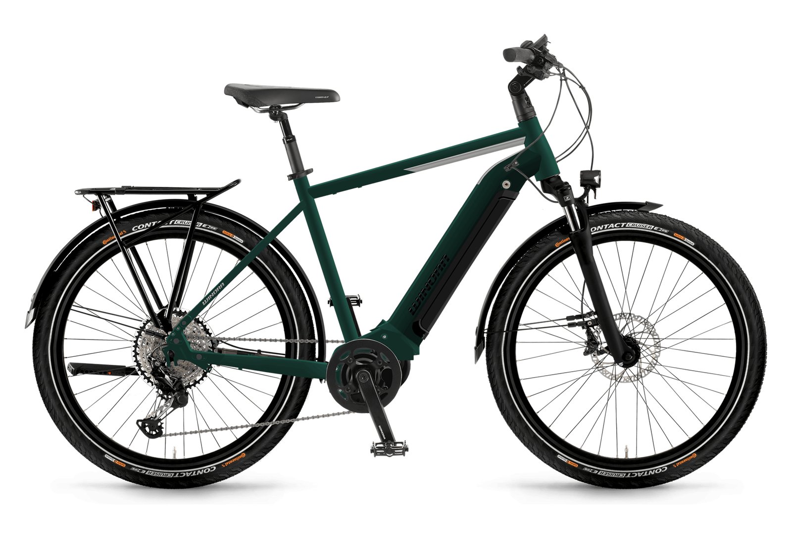 Winora Yucatan 10 Gent 27,5'' 630Wh Shimano Deore 10V Vert Emeraude 2022