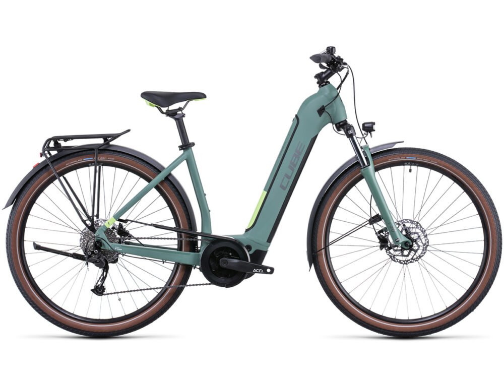 CUBE Touring Hybrid ONE 500 green´n´sharpgreen Easy Entry 2022