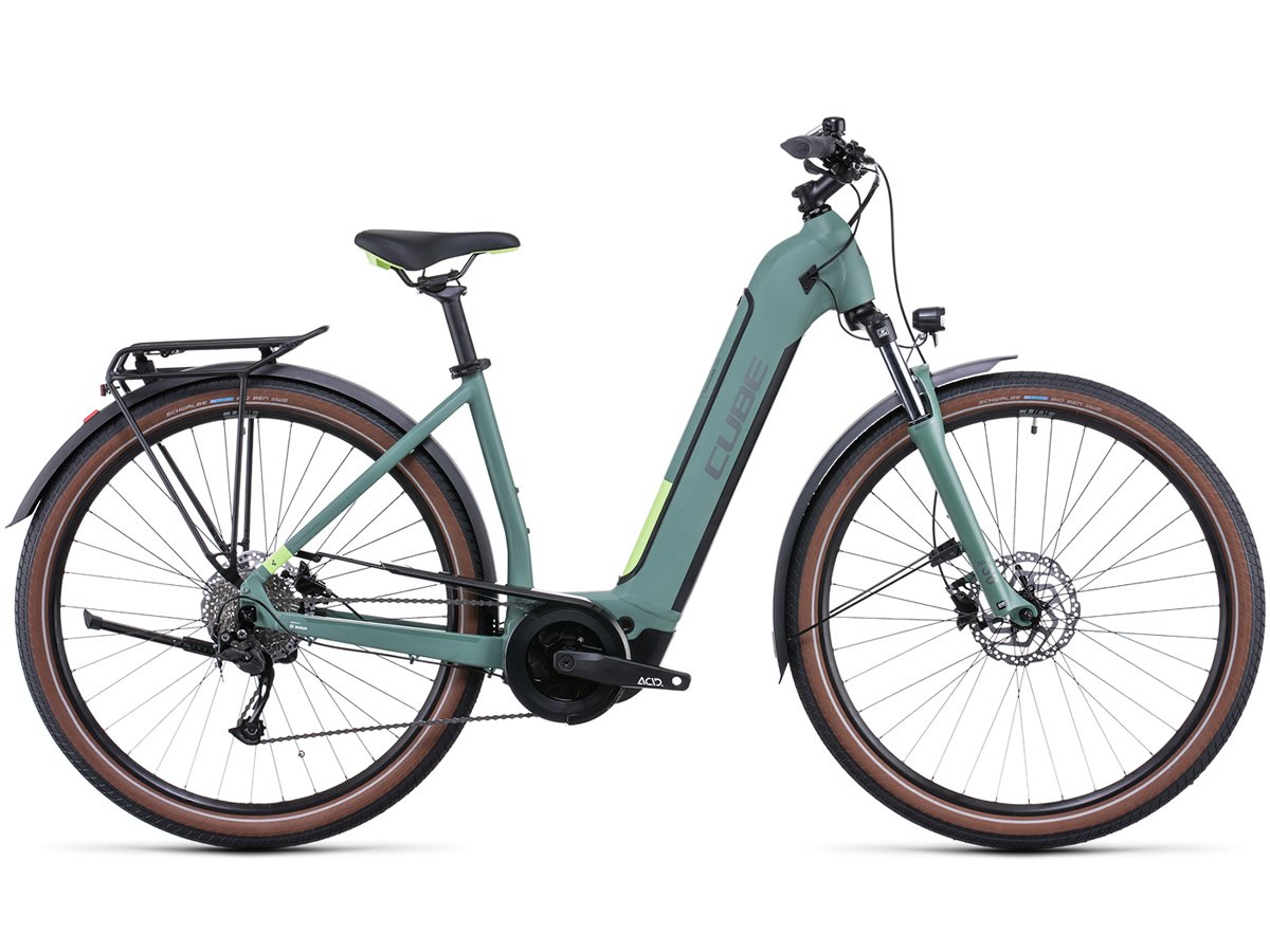 CUBE Touring Hybrid ONE 500 green´n´sharpgreen Easy Entry 2022