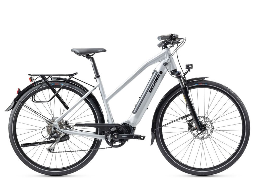 GITANE E-VERSO Mixte Shimano STEPS D9 500Wh 28'' Argent Brillant 2022