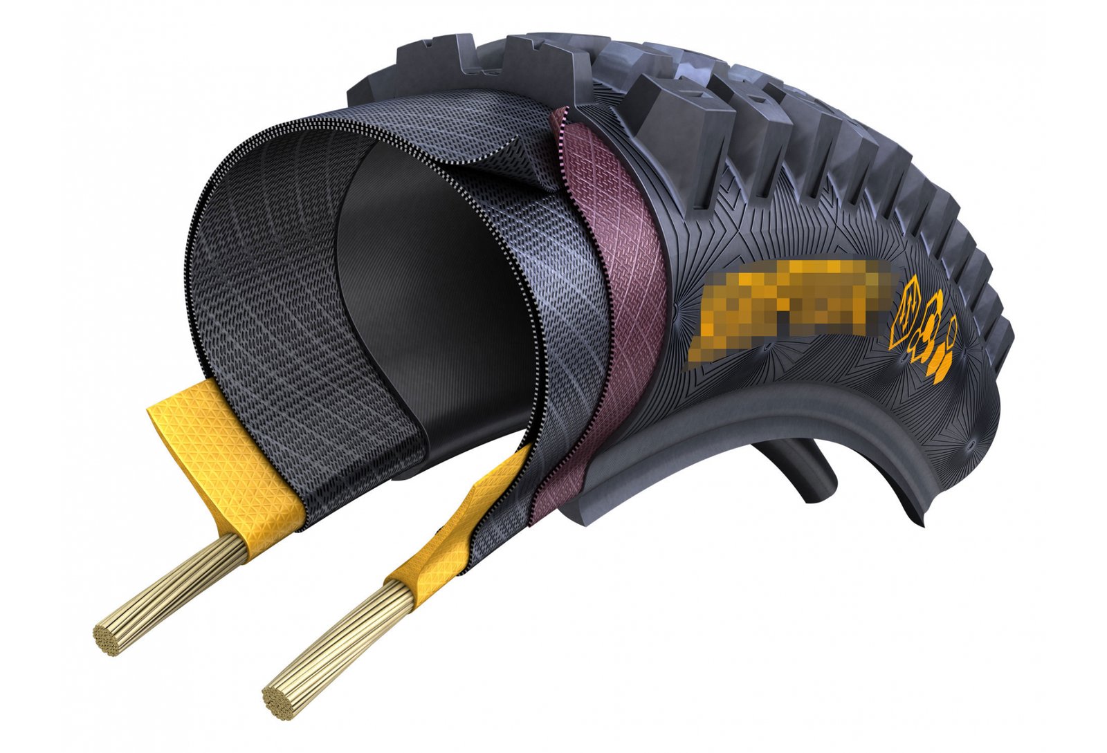 Pneu VTT Continental Kryptotal Re 29'' Tubeless Ready Souple Enduro Casing Soft Compound E-Bike e25 – Image 4