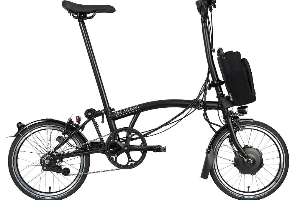 Brompton Vélo Pliant Électrique 16" - Electric C Line Explore - 6-Speed - High Bar - Extended Seatpost - 2023 - matt black