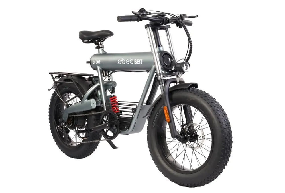 VTC électrique 20*4.0 pouces gros pneu 750W GOGOBEST GF500  moteur 45Km/h vitesse maximale 48V 20Ah batterie