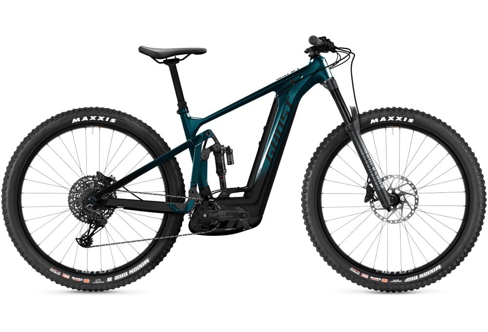 Ghost E-Riot AM Advanced Carbon MTB E-Bike 2023 dirty blue / black