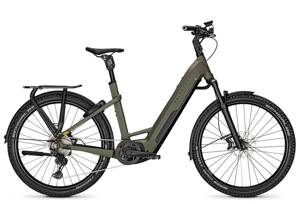 Kalkhoff ENTICE 7.B ADVANCE+ Wave Vélo électrique Accès bas 2022 urbangreen matt