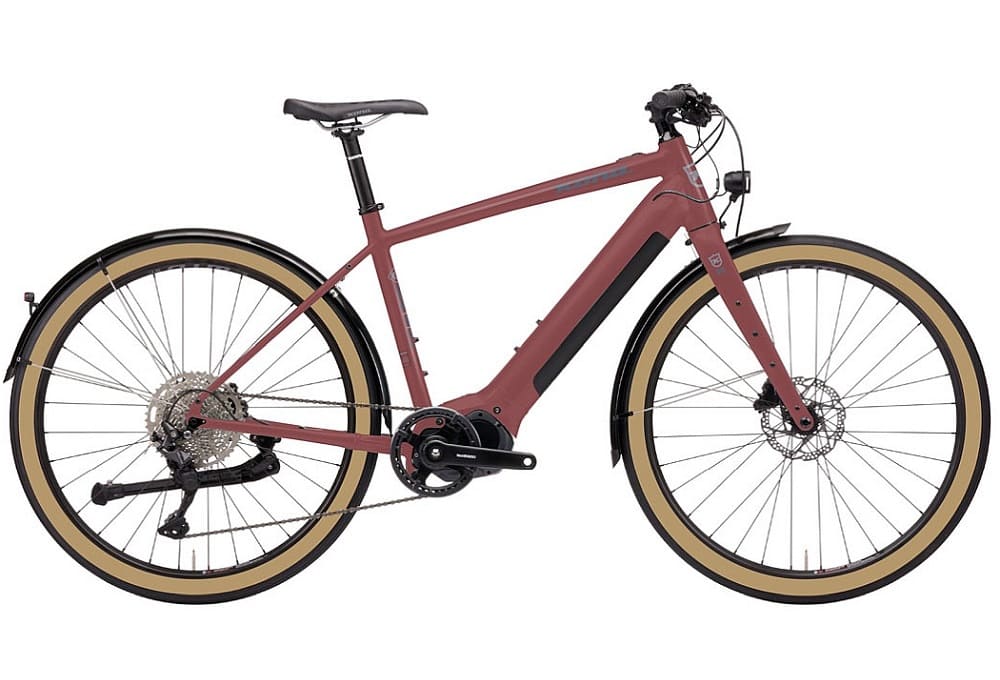 Kona DEW-E DL Men City E-Bike 2022 Gloss Metallic Mauv