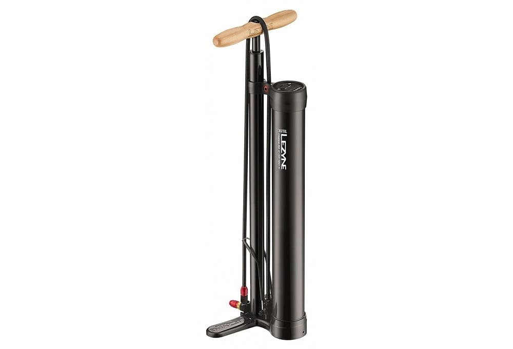 Pompe à Pied Lezyne Digital Pressure Over Drive (Max 220 psi / 15 bar) Noir