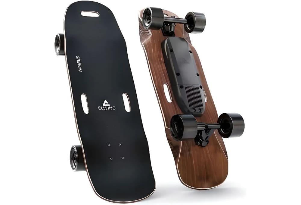 SKATEBOARD ELECTRIQUE ELWING - Nimbus/Moteur Simple/Batterie Longue Distance