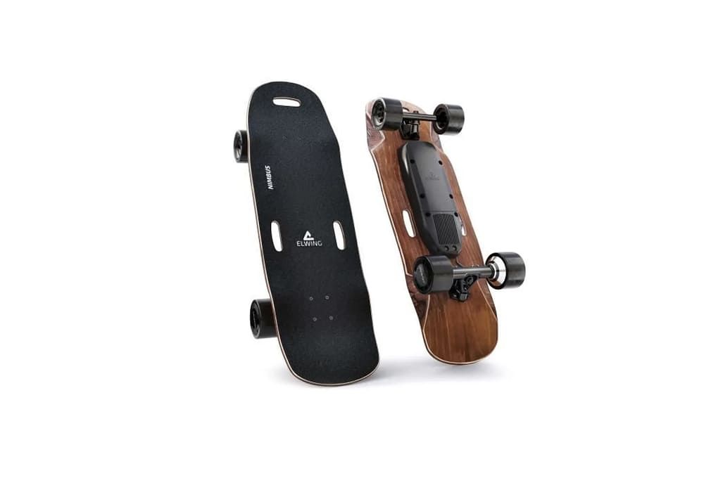 SKATEBOARD ELECTRIQUE ELWING - Nimbus/Moteur Double/Batterie Longue Distance