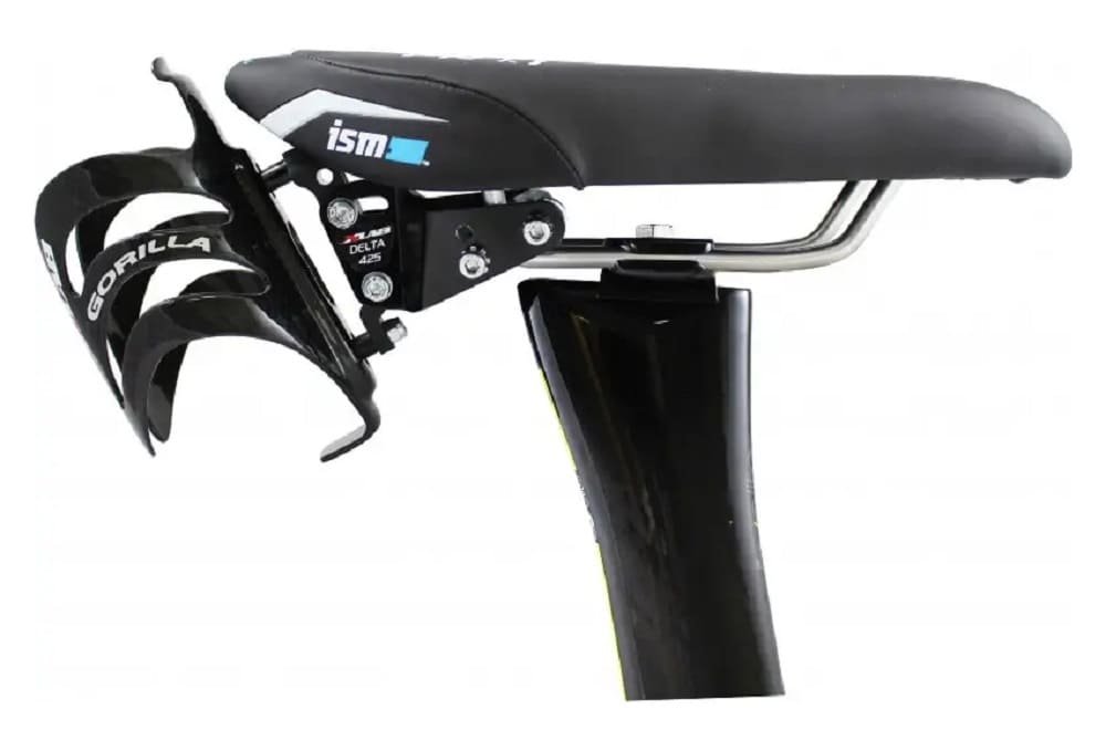 Support de Porte Bidon sur Rail de Selle + Porte Bidon Xlab Delta 425 Noir