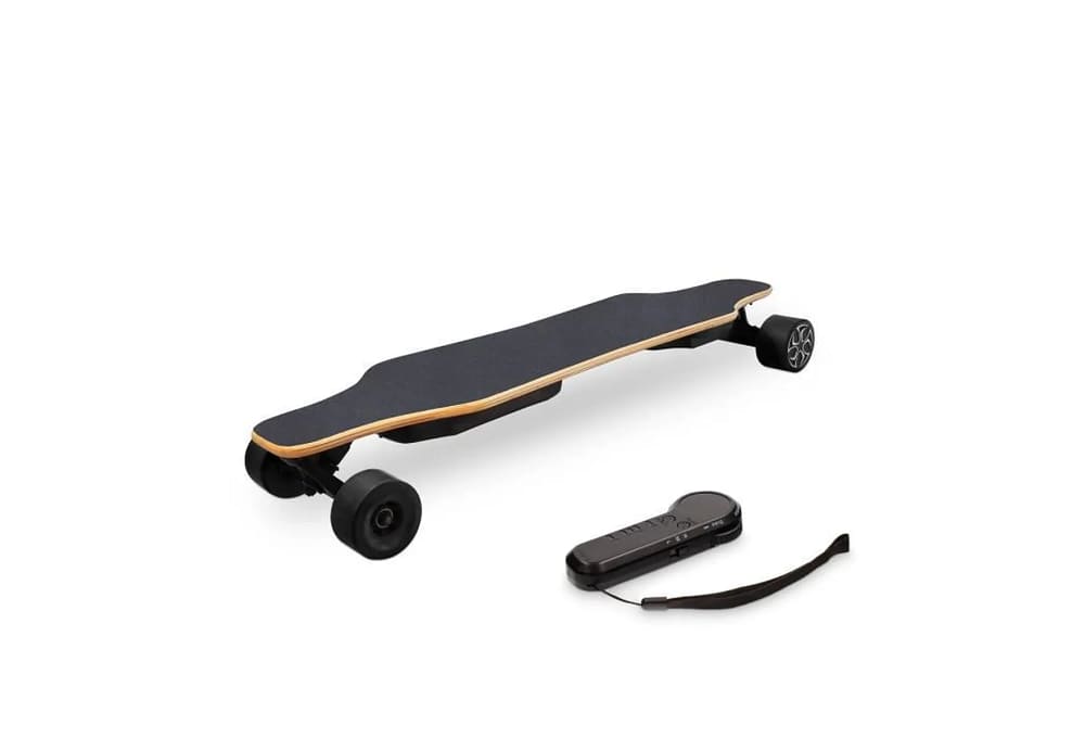 URBAN SKATEBOARD H2B-02 PRO AVEC DOUBLE MOTEUR A ASSISTANCE ELECTRIQUE 450W NOIR KSIX