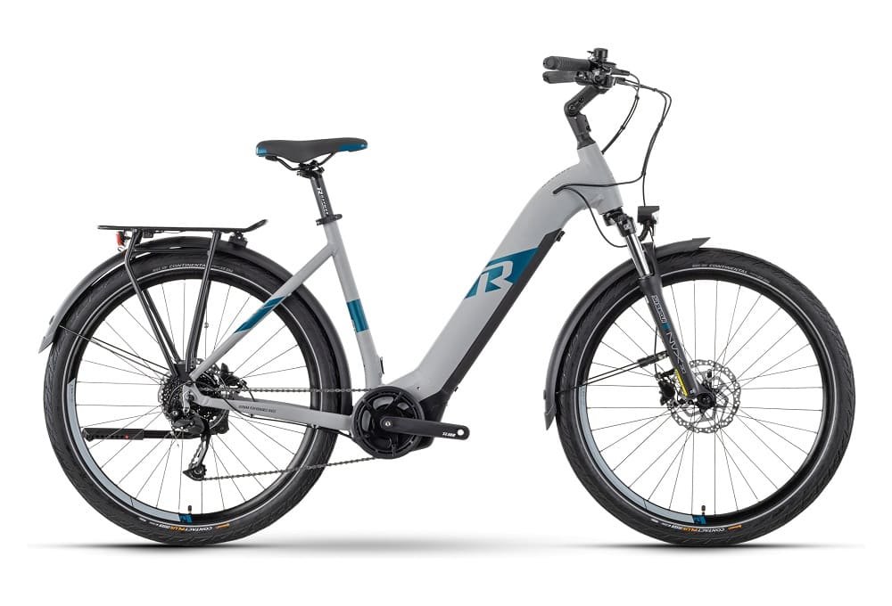VTC Électrique R Raymon TourRay E 5.0 Wave Tektro M350 9V 500 Wh 27.5" Gris 2023