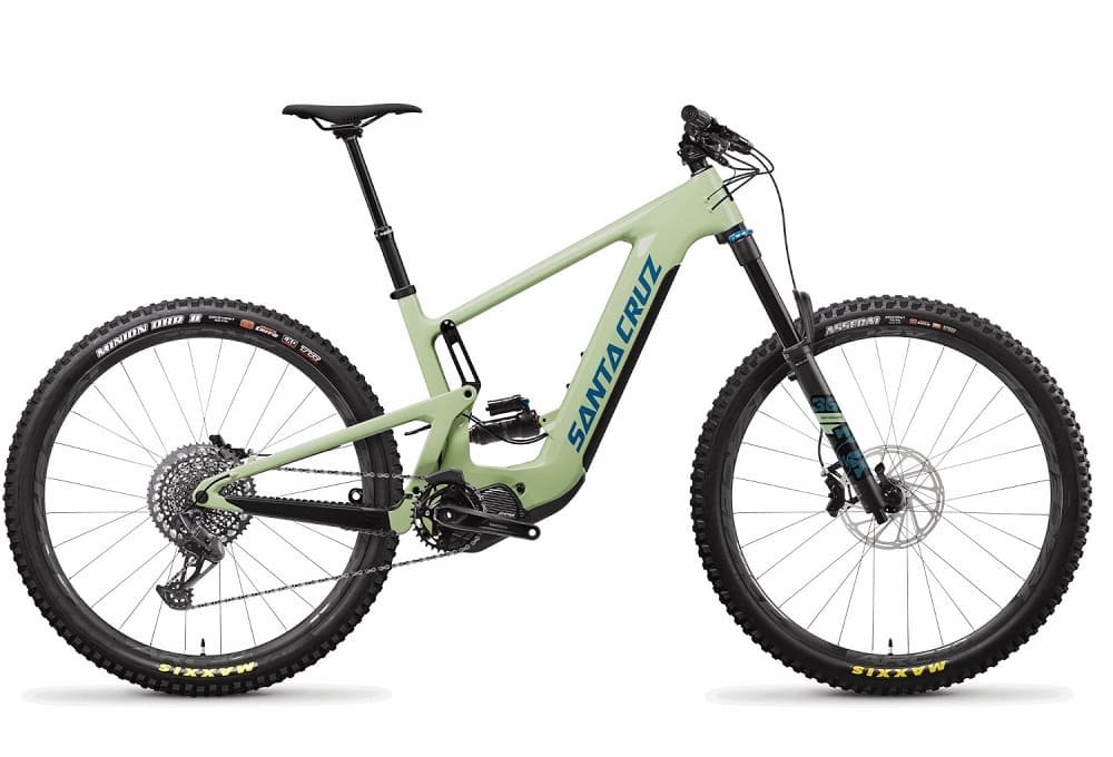 VTT Électrique Carbone Santa Cruz HECKLER C S 29" 2022 gloss avocado green