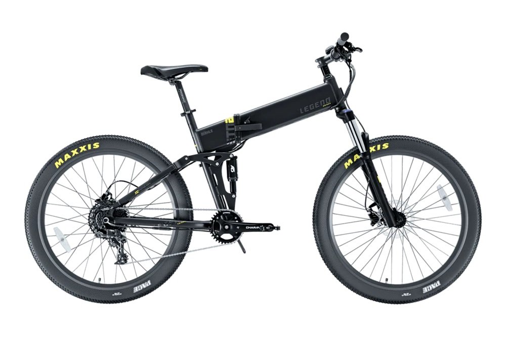 VTT Eléctrique Legend Etna VAE E-MTB Smart eBike 27 5 Double Suspension RockShox + KS Freins Disque Hydraulique Noir