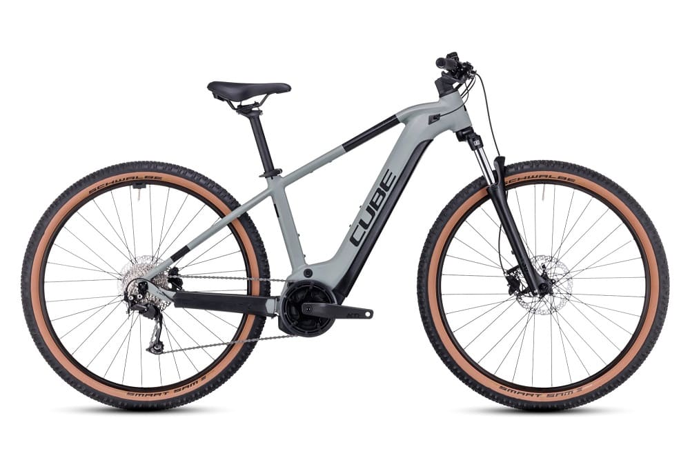 VTT Électrique Semi-Rigide Cube Reaction Hybrid Performance 625 Shimano Alivio 9V 625 Wh 29" Gris Vert Swamp 2023