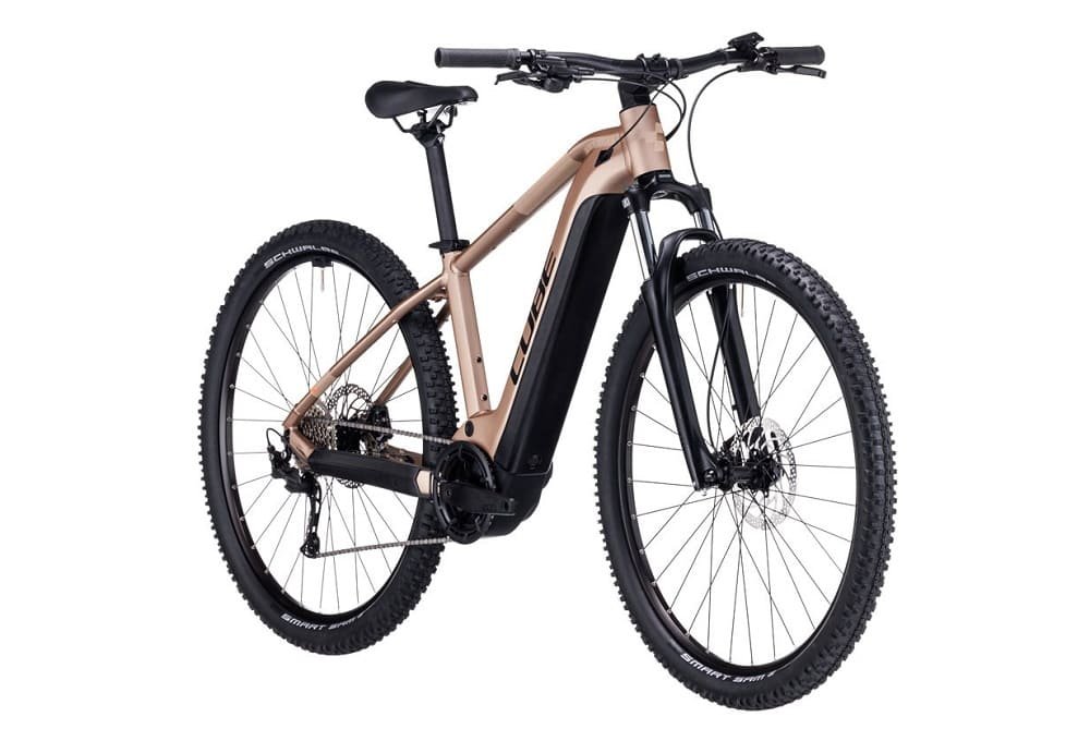 VTT Électrique Semi-Rigide Cube Reaction Hybrid Performance 625 Shimano Alivio 9V 625 Wh 29" Marron Metallic 2023 – Image 3