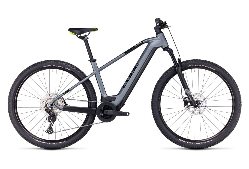 VTT Électrique Semi-Rigide Cube Reaction Hybrid Pro 625 Shimano Deore 11V 625 Wh 29" Gris Flash 2023
