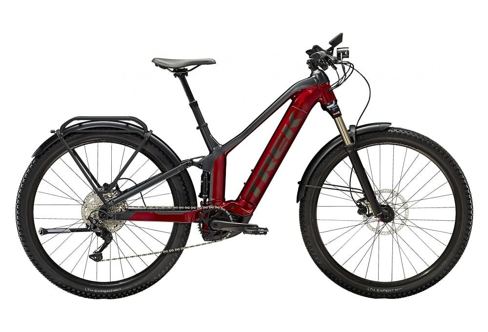 VTT Électrique Tout-Suspendu Trek Powerfly FS 4 EQ Shimano Deore 10V 625 Wh 27.5" Rouge Crimson 2023