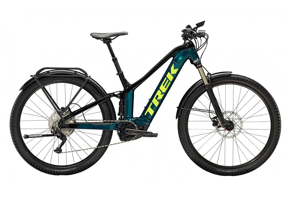 VTT Électrique Tout-Suspendu Trek Powerfly FS 4 EQ Shimano Deore 10V 625 Wh 29" Aquatic / Noir 2023