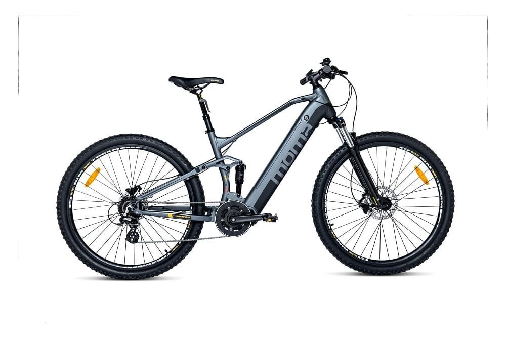 VTT Electrique VAE EMTB-29 Moteur Central Full Suspension SHIMANO ALTUS 8 Vitesses et Freins a disque Hydraulique Batterie Intégrée Ion Lithium 48V 13Ah