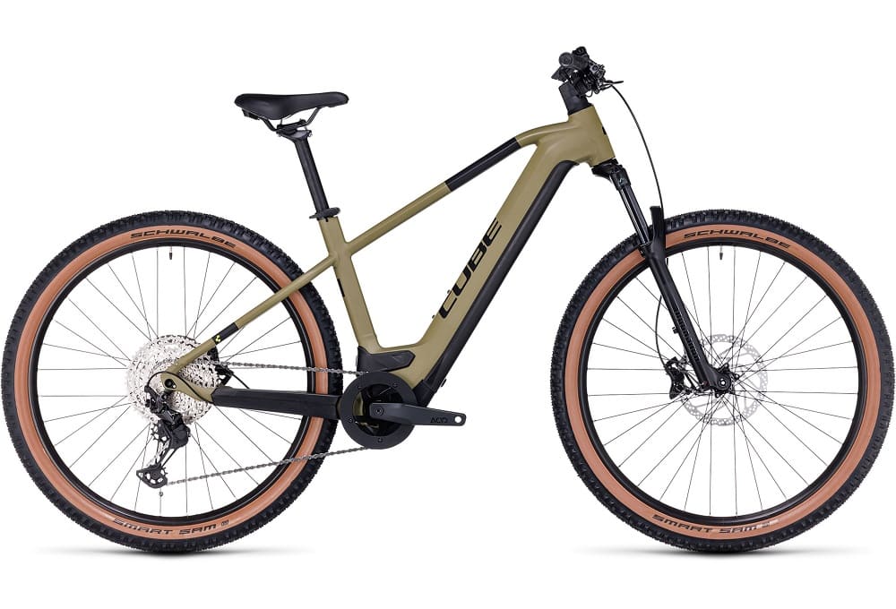 VTT électrique Cube reaction hybrid race 625 olive´n´green
