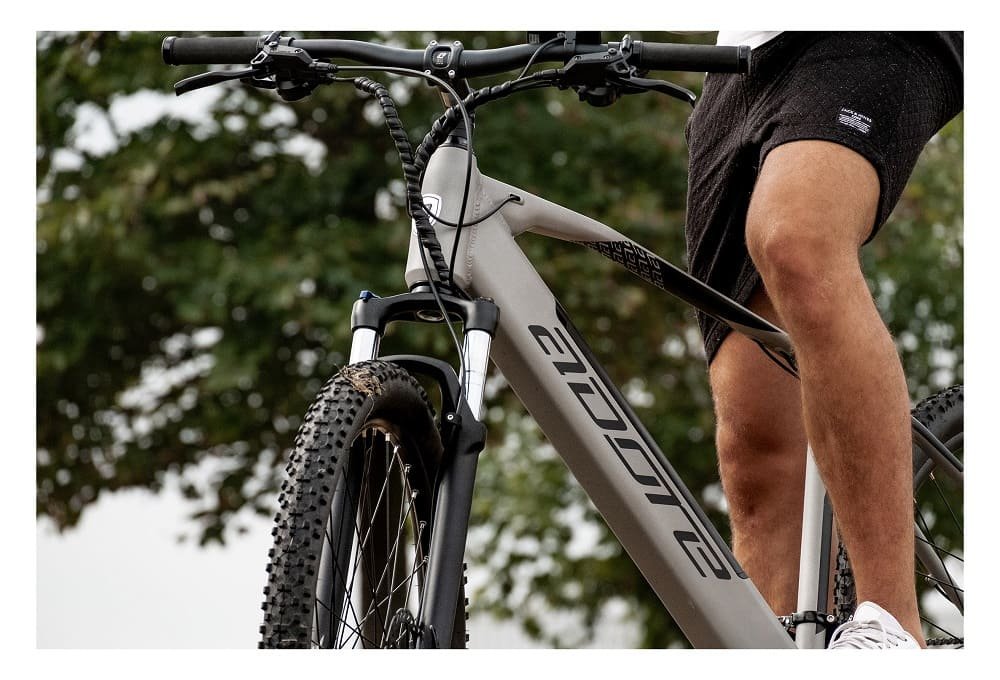 VTT électrique semi-rigide Adore 27.5 Raccoon 36V/14Ah Gris – Image 3