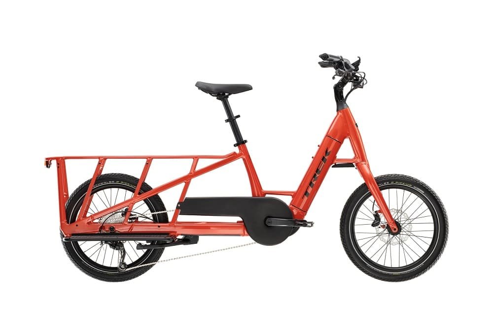 Vélo Cargo Longtail Électrique Trek Fetch+ 2 Shimano Deore 10V 500Wh 20" Gris 2023 – Image 3