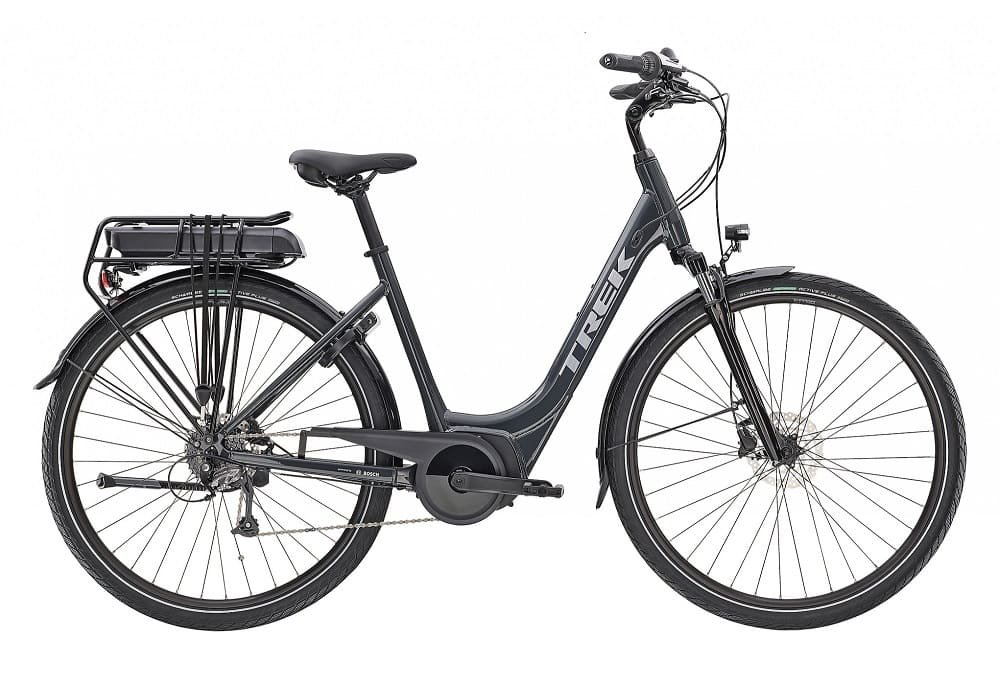 Vélo de Ville Électrique Trek Verve+ 1 Lowstep Shimano Altus 8V 500 Wh 700 mm Noir 2023