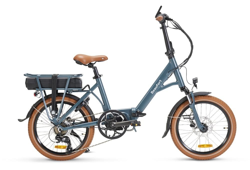 Vélo électrique pliant Beaufort billie gris