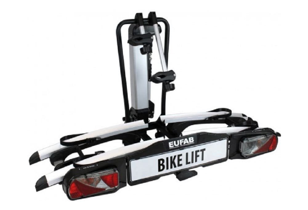 Porte-Vélos Electrique sur Boule D'attelage Pliable Bike-Lift Prise 13 Broches - 2 V