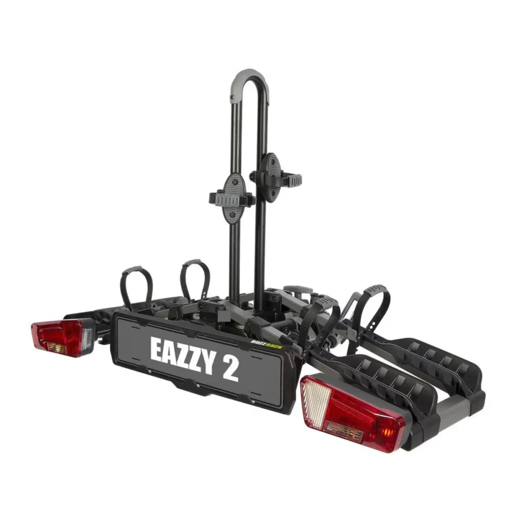 EAZZY 2 porte-vélo d'attelage - plateforme pliable 2 vélos