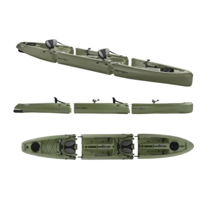 Kayak de pêche Mojito Angler Duo Blanc - Vert