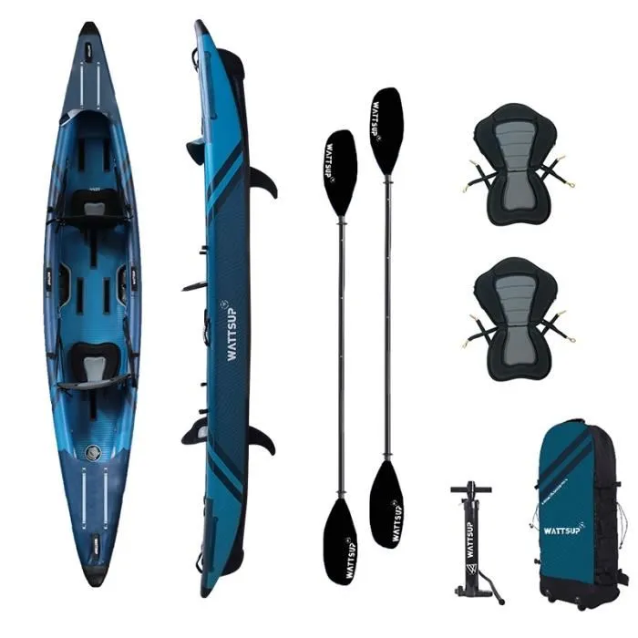 Kayak gonflable Wattsup TORPEDO 2 Places - 426x78 cm (13'9"x31")